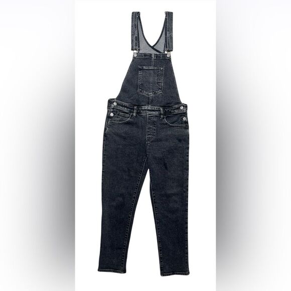 LEVI’S Black Denim Overalls Women's Size Medium - Picture 1 of 5